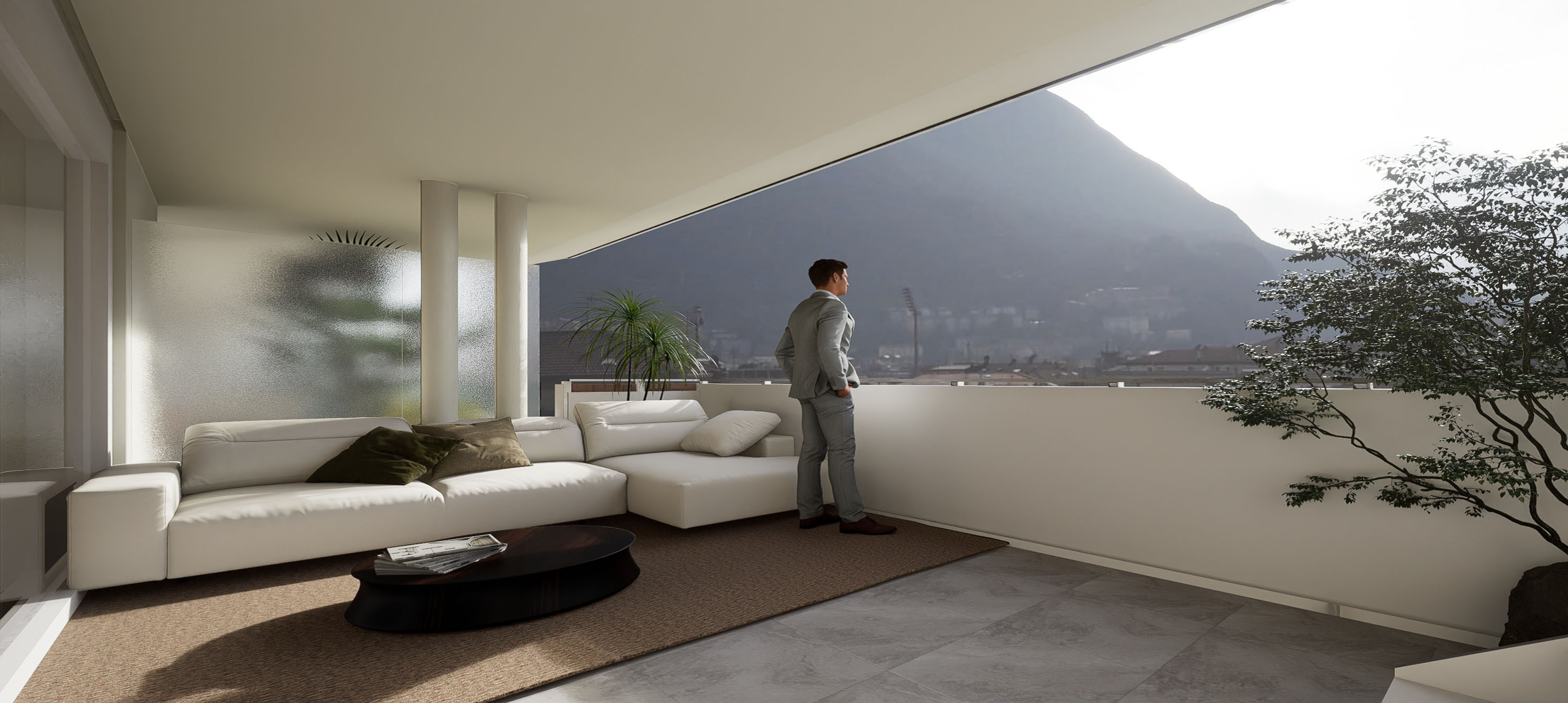 Exklusive Dreizimmerwohnung mit herrlicher Südterrasse, 2. Etage – Bozen Quirein